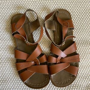 Salt Water Original Women’s sandals- Brown size 6